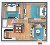 two bedroom floor plan